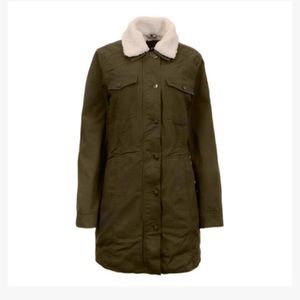 Steve Madden Women’s Canvas Parka Jacket